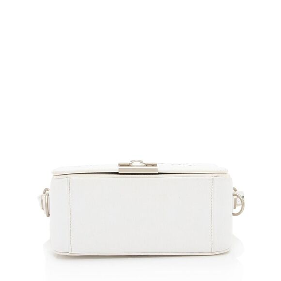 Off-White Leather Binder Clip Shoulder Bag - Picture 4 of 16